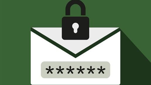 Screenshot einer verschlüsselten E-Mail welcher für Sicherheit bei interner Unternehmenskommunikation steht.