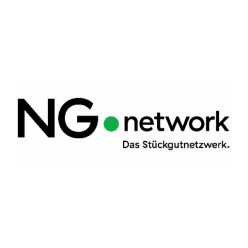 Das Logo von NG.network zeigt den Schriftzug und betont die Verbindung im Stückgutnetzwerk.