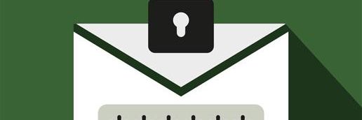 Screenshot of an encrypted e-mail which stands for security in internal corporate communication.