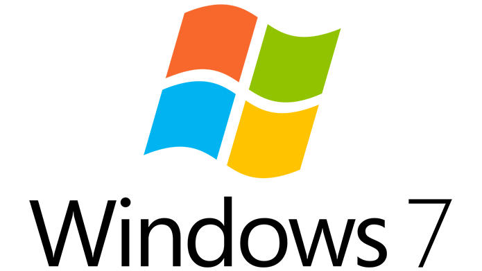 Logo von Windows 7 welches für die Supporteinstellung des Betriebssystems steht.