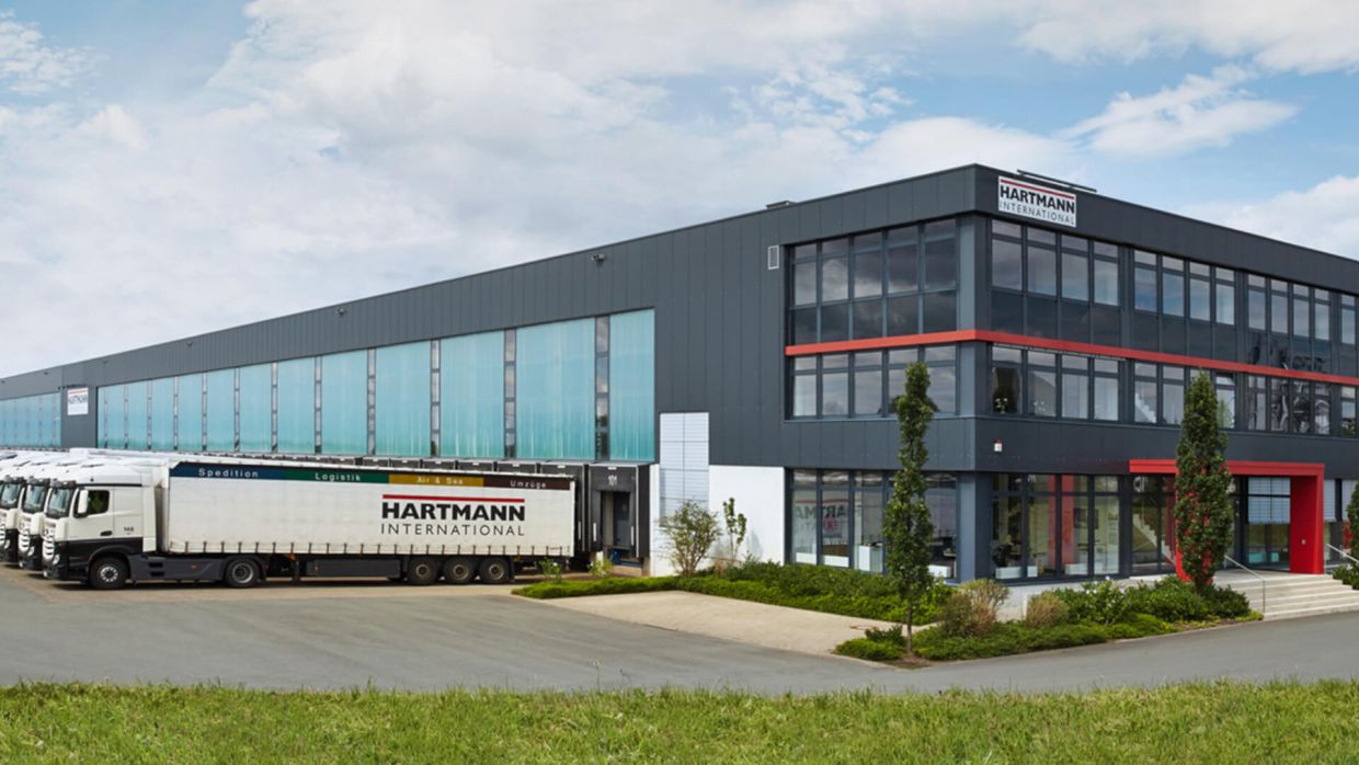 Die Firmenzentrale der Firma Hartmann International.