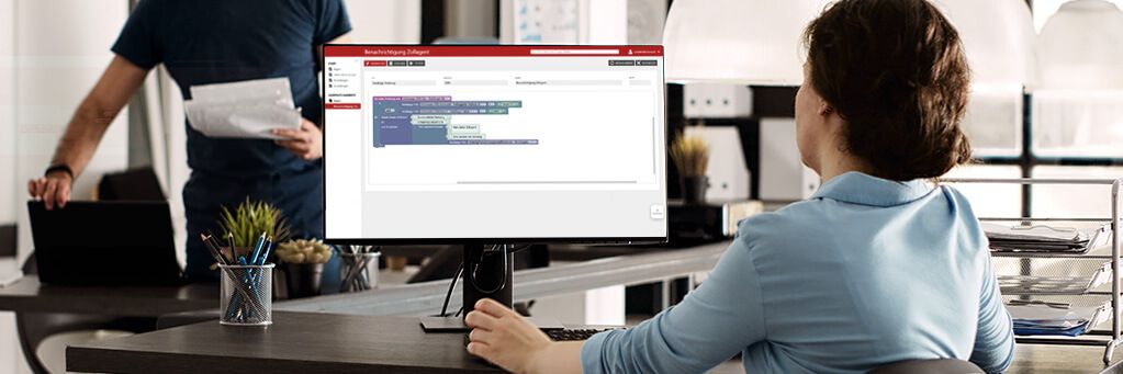 Low Code bietet Unternehmen die Möglichkeit, ihre Logistiksoftware individuell anzupassen – schnell und flexibel, ohne tiefes Programmierwissen.
