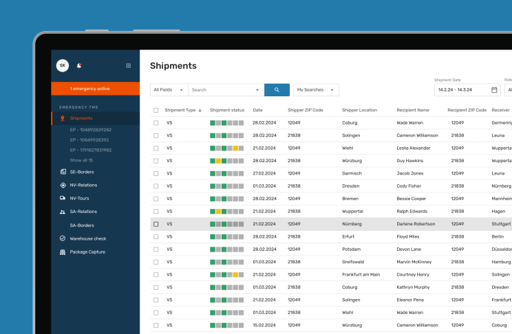 An image of a laptop where EIKONA Business Continuity is in operation.